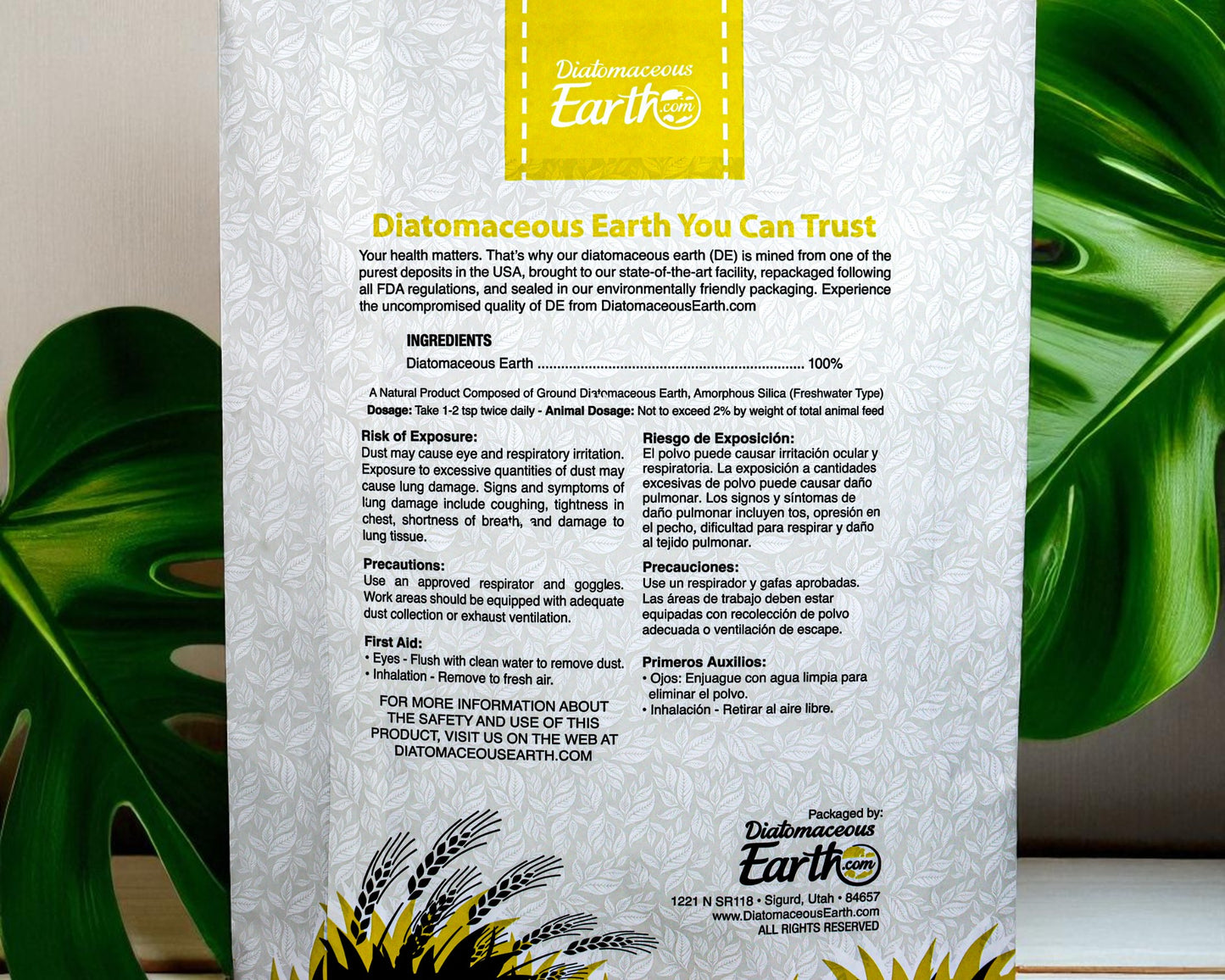 25 lbs Food Grade Diatomaceous Earth