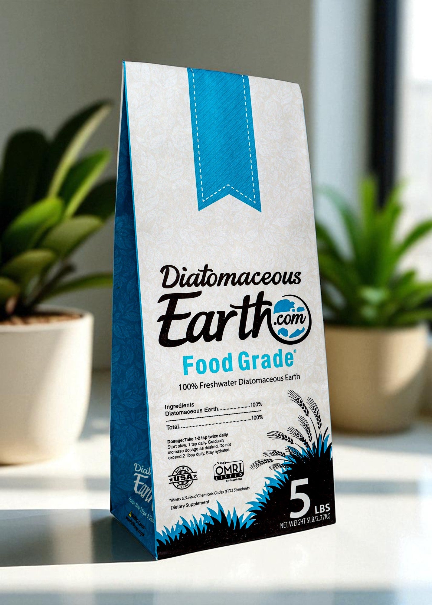 5 lbs Food Grade Diatomaceous Earth
