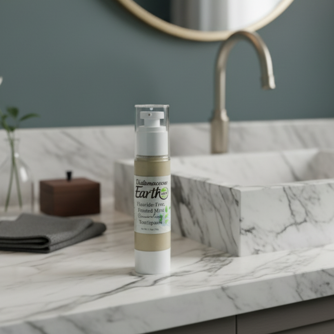 Frosted Mint Toothpaste Diatomaceous Earth