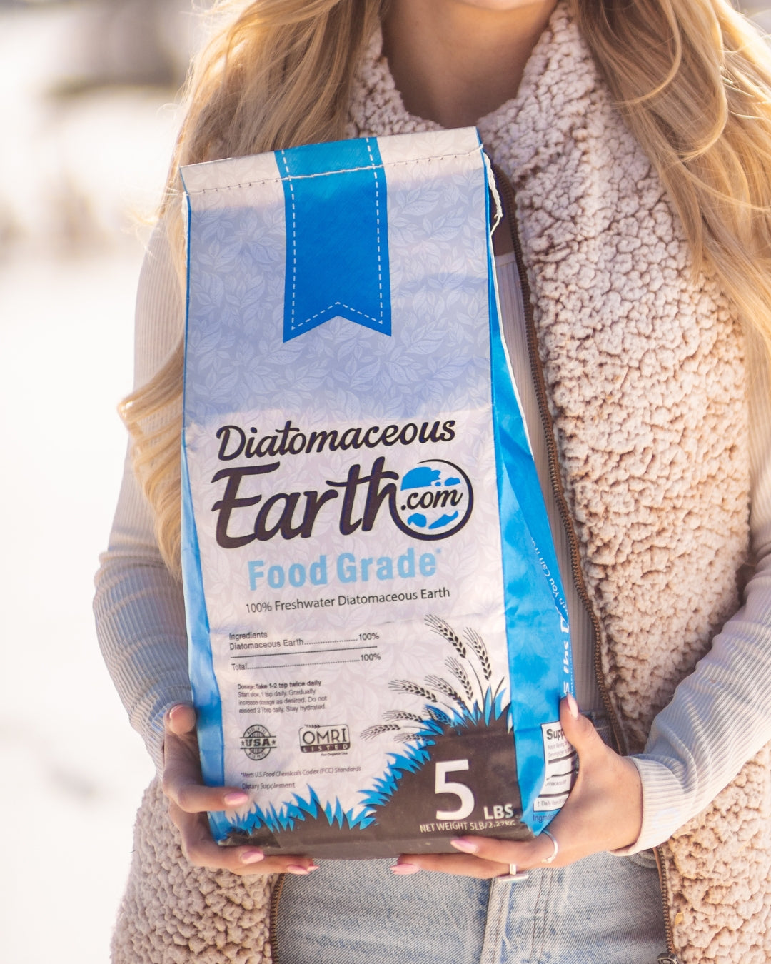 5 lbs Food Grade Diatomaceous Earth