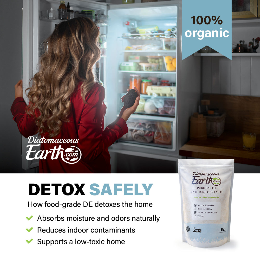 8oz Travel Size Food Grade Diatomaceous Earth