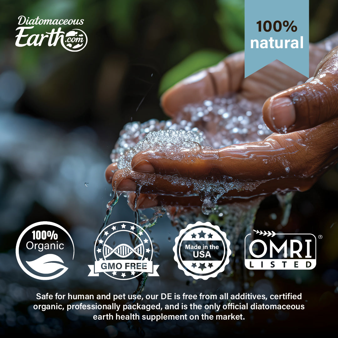 8oz Travel Size Food Grade Diatomaceous Earth