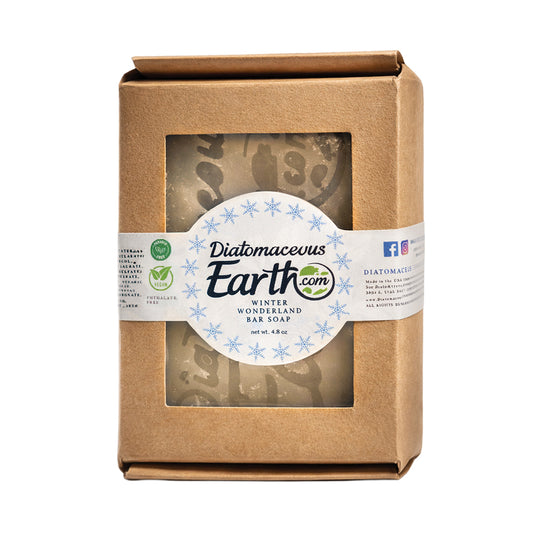 New Seasonal (Winter Wonderland) Soap Bar Diatomaceous Earth