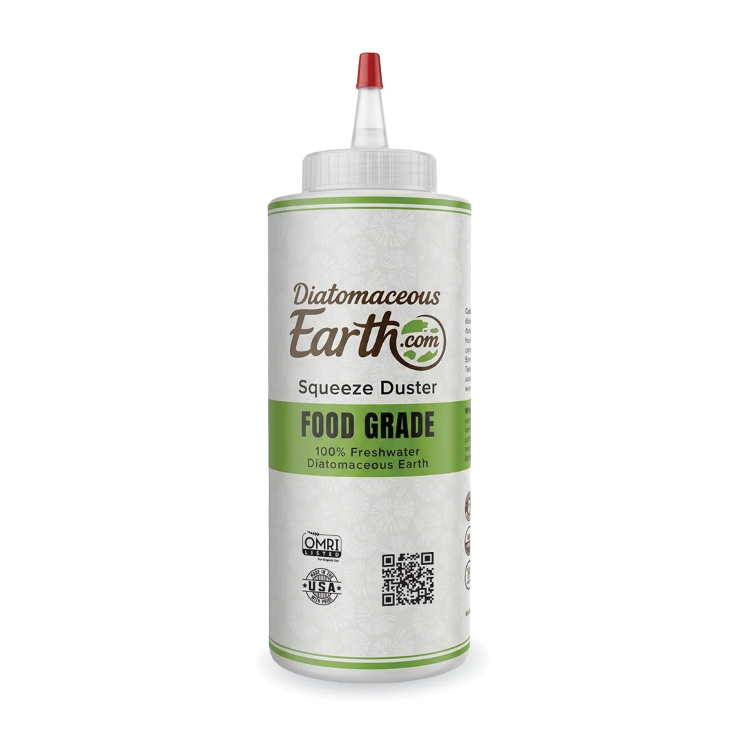 NEW FILLED Diatomaceous Earth Squeeze Duster Applicator