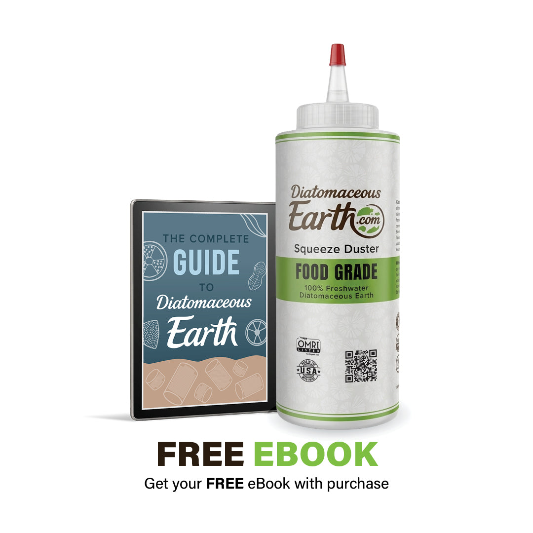 NEW FILLED Diatomaceous Earth Squeeze Duster Applicator