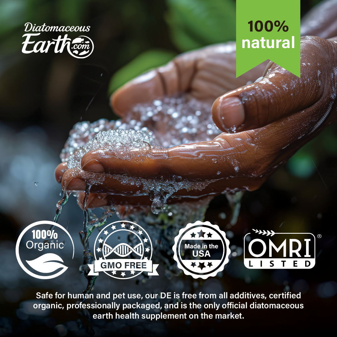 NEW FILLED Diatomaceous Earth Squeeze Duster Applicator