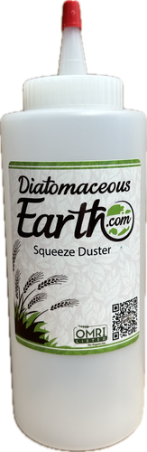 Refillable Diatomaceous Earth Squeeze Duster Applicator