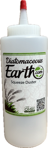 Refillable Diatomaceous Earth Squeeze Duster Applicator