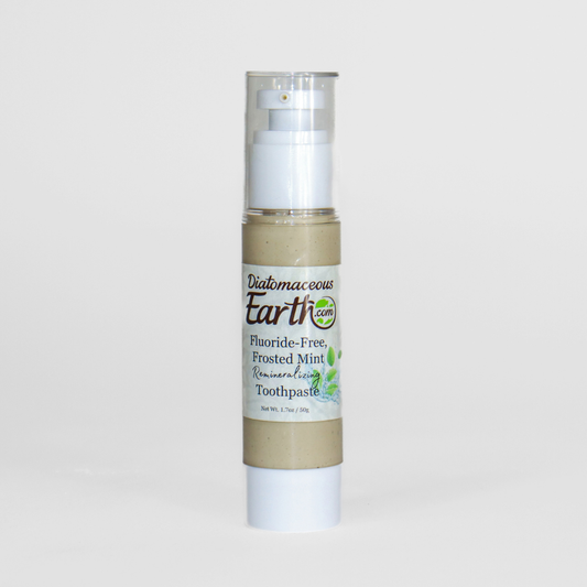 Frosted Mint Toothpaste Diatomaceous Earth