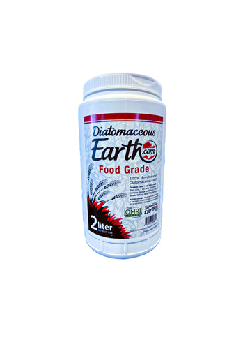 2 Liter Food Grade Diatomaceous Earth Shaker Bottle